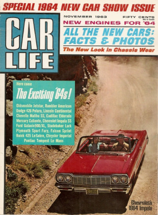 CAR LIFE 1963 NOV - NEW CARS,NEW CARS, BREEDLOVE, FORD ALLEGRO
